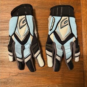 O'Neal Blue and Black Motorcycle Gloves, size 6